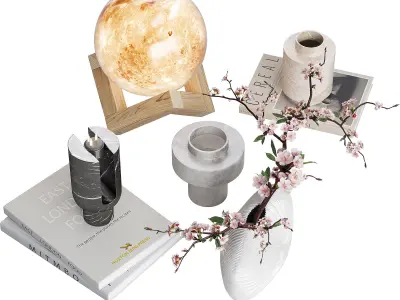 Decorative set 21 3D model buy