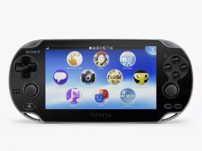 Sony PlayStation Vita 3G Low-poly 3D model