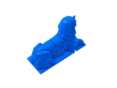 Great Sphinx Of Giza -  Egyptian Statue - Egyptian Sphinx 3D print model