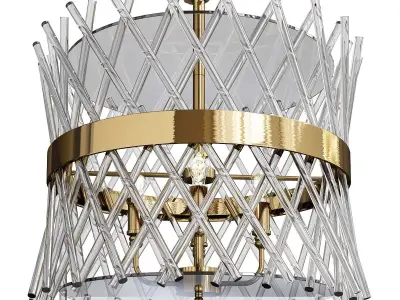 Bert chandelier Low-poly 3D model
