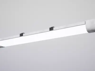 School Lights Low-poly 3D model