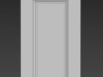 Classic cabinet door  Free 3D model