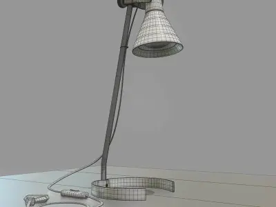 Desk Lamp Low-poly 3D model