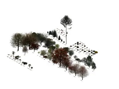 Lanscape Planting 3D model