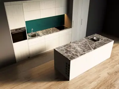 53-Kitchen5 texture 5 3D model