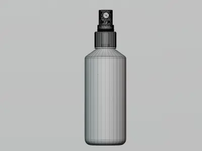 Spray bottle 02 Low-poly 3D model