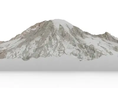 Mount Rainier 3D model