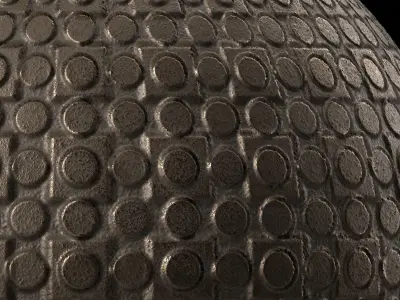 Metal Materials 66- Metal panels By Painting - Pbr 4k Seamless Texture