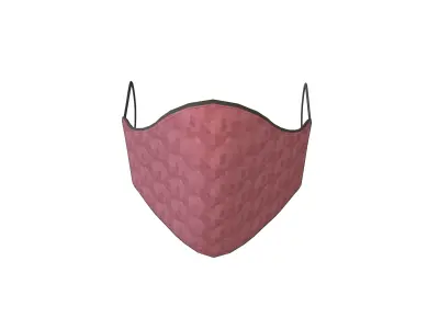Mask v1 011 Low-poly 3D model