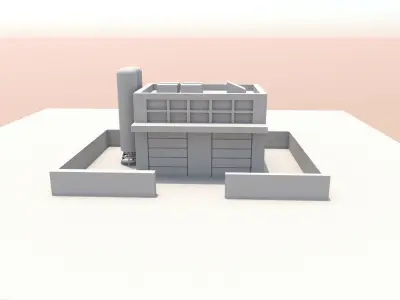 home model Low-poly 3D model