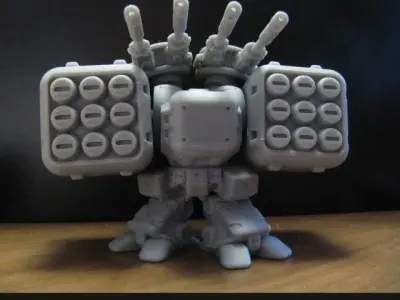 CHIBI-TECH SD - LRM-9 ML POD          3D print model