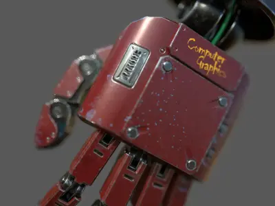 Robot Arm For Art 3D model