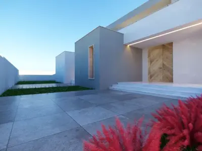 3D Model  Modern House villa  Low-poly 3D model