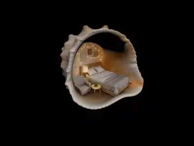 Snail House 3D model