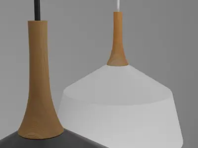 Light Pendant P583B Low-poly 3D model