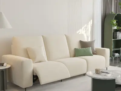 Mid Century interior scene 3D model