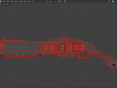 Astra 7 Blaster Gun Model 3D model