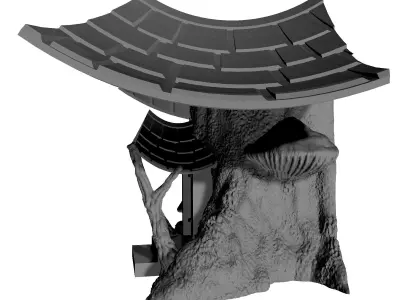 Birdhouse - Gnome House - 3d Print model 3D print model