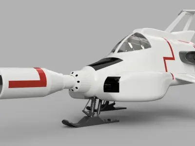 UFO Interceptor 3D print model