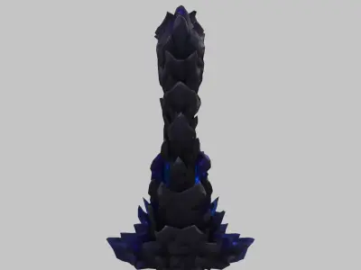 Blue Portal 3D Model Low-poly 3D model