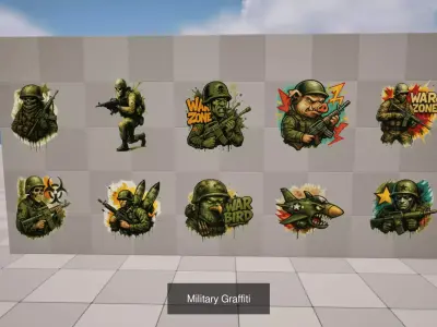 Ultimate Graffiti 3D Collection 10 Unique Themed Packs