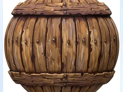 Stylized Wood Seamless Texture Texture