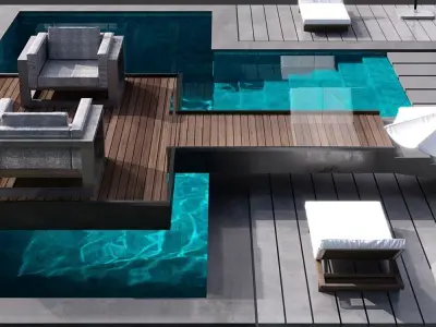 SWIMMING POOL NO101 A 3D model