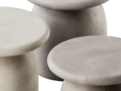 URBI et ORBI SUNDTAN Round Coffee Table 3D model