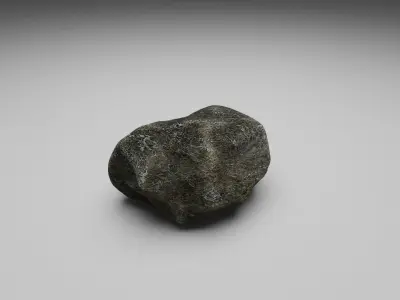 Small Rocks Pack Low-poly 3D model