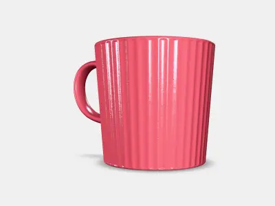 Imperial Mug Low-poly 3D model