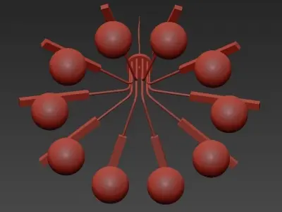 Suspension Globe 3D model