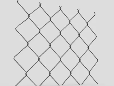 Wire Mesh Low-poly 3D model