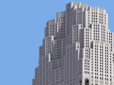 Metropolitan Life North Building 3D print model