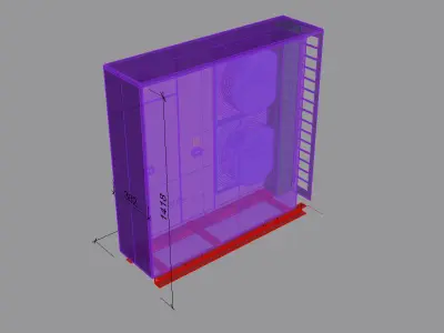 Heat pump 3D model