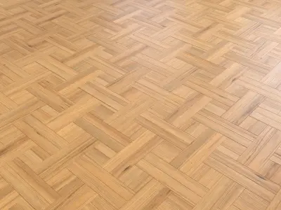 Parquet - Laminate - Wooden floor 4 in 1 Low-poly 3D model