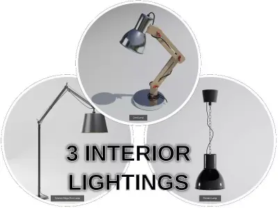 Interior Lightings 3D Model Pack