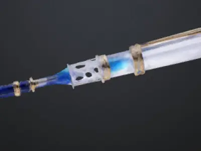 Crystal Fountain Pen 3D model