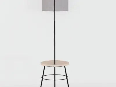 Modern Standing Floor Light 3D model