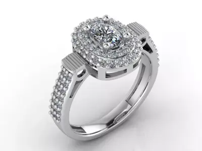 Women Rings 3DM STL Womens Rings DiamondDetails 3D print model 3D print model