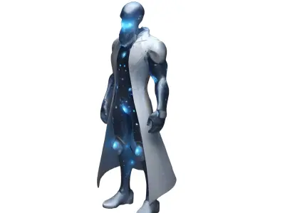 Futuristic Robot Character Pack 3D print model