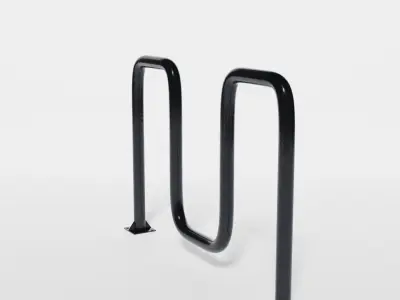 Bike Rack Low-poly 3D model