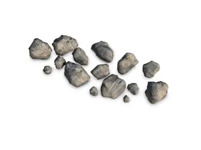 Rocks Low-poly 3D model