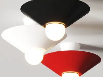 Egoluce Saturno Ceiling Lamp 3D model