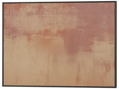 Set of 3 Abstract Paintings in Frames 3D model 34