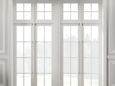 Classic door 6 3D model