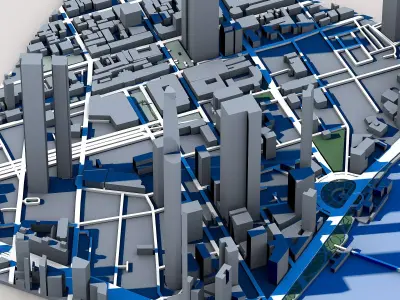 Vietcombank Tower Ho Chi Minh City Skyscraper  3D model