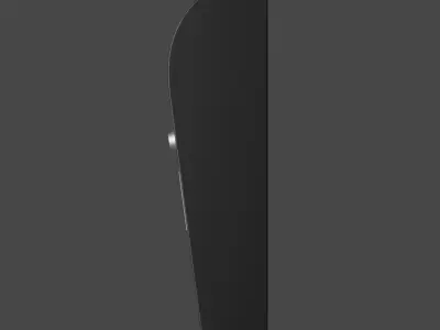 Black Mailbox 3D model