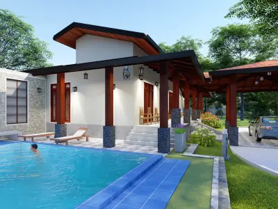 Modern Home - Walauwa 3D model