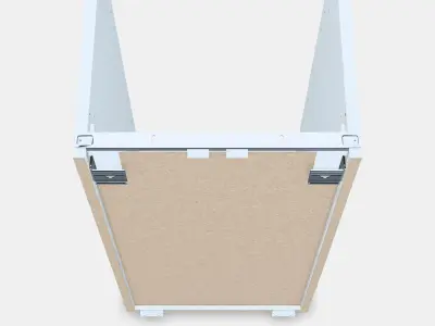 METOD Base cabinet frame 2 Low-poly 3D model