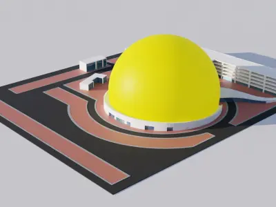 las vigas sphere 3D model